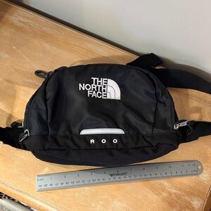 The North Face Black Belt Bag with Reflective Logo